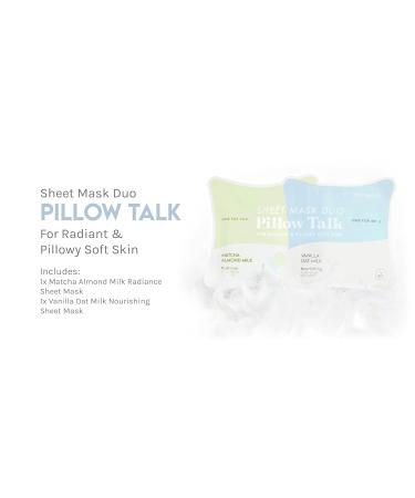 Buy ESW Beauty Pillow Talk Sheet Mask Duo - Achieve Radiant Pillowy Soft Skin | International Shipping Available - Buy Online on GoSupps.com