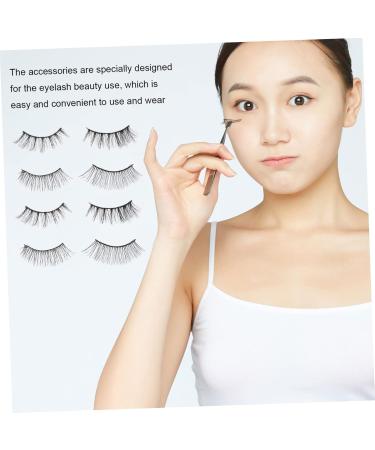 Beatifufu 20 Pairs Artificial False Eyelashes Reusable Eyelashes Soft Light Fake Lash Handmade False Lashes Fluffy Faux Lashes Girl Cosmetics False Lashes Fans Volume False Eyelash Fiber - Buy Online on GoSupps.com