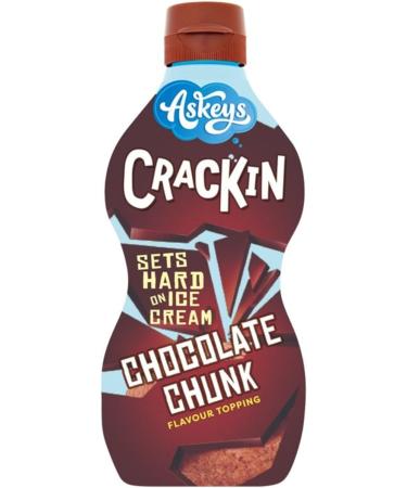 Askeys Ice Cream Sauce Topping Crackin Chocolate Chunk 225g Toffee Sauce 325g & Strawberry Flavour Sauce 325g (3 Pack Mixed Bundle) - Buy Online on GoSupps.com