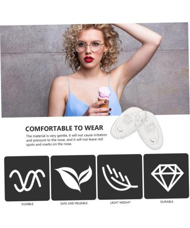 Healeeved 300 Pairs Transparent Glasses Nose Pads - Cushion for Comfort & Protection | Clear Replacement Nasal Pads 2x3stk 1.4x0.8cm 3PCs - International Shipping Available - Buy Online on GoSupps.com