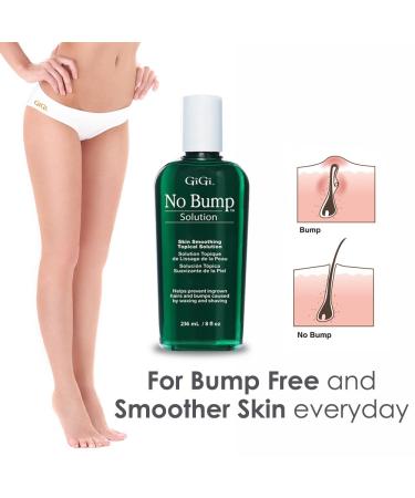 GiGi No Bump Skin Smoothing Topical Solution - 8 fl oz (Pack of 1) | Post-Shave, Waxing, or Laser Hair Removal Treatment - Buy Online on GoSupps.com