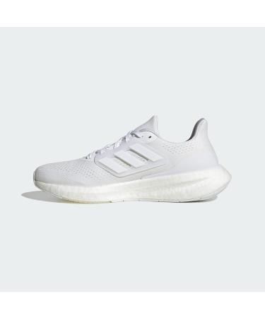 Adidas Unisex Pureboost 23 Shoes - Low Top Running Sneakers | 45 1/3 EU | Ftwr White/Black - International Shipping - Buy Online on GoSupps.com