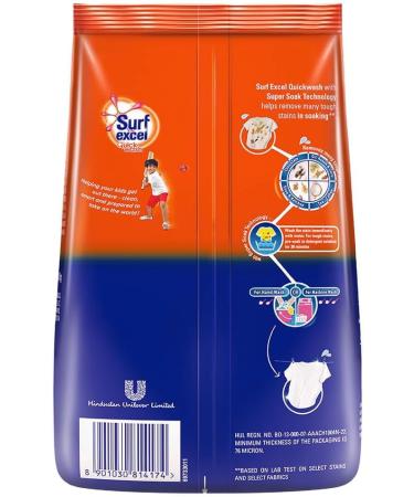 S.ur.f E.xc.el Quick Wash Laundry Detergent Super Soak Technology 1 kg - Buy Online on GoSupps.com