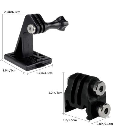 Picatinny Rails GoPro Camera Mount for Airsoft Guns & Helmets (2 Pack, Black) - Buy Online on GoSupps.com