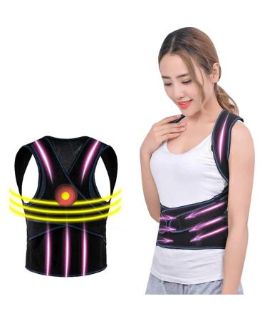 Adjustable Posture Corrector for Adult Back Straightener Braces Lumbar Support Straight Black M - Buy Online on GoSupps.com