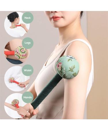 Shop Hovceh 2-Piece Mugwort Massage Hammer - Hand Massager with Wormwood Herb Filling | 26cm Manual Knocking Device - Buy Online on GoSupps.com