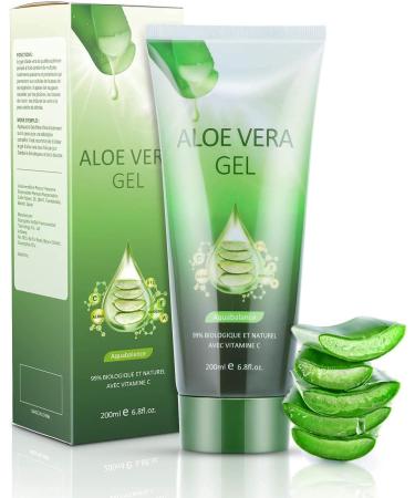 Organic 200ML Aloe Vera Gel with Vitamin C | Deep Hydrating & Repairing | For Dry Skin, Acne & After Sun Care | ANMI 99% Plant Based - Buy Online on GoSupps.com
