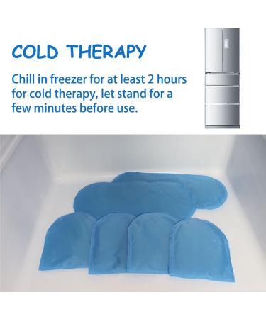 Reusable Cold Therapy Socks - Gel Ice Pack for Foot Injuries & Swelling - Hot/Cold Relief for Plantar Fasciitis, Neuropathy, Chemotherapy - Purple - Buy Online on GoSupps.com