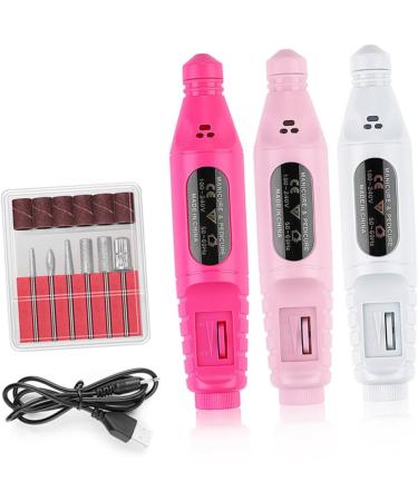 FOMIYES Nail File Drill Professional Acrylic Gel Tool Electric Nail File Acrylic Nails Tools Manicure Polishing Tools Nail Tools Nails Gel Manicure Tool Pen Style Nail White 13.8*2.8cm White - Buy Online on GoSupps.com