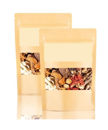 Soup Package Of 11 Types Of Mushrooms Dry Abalone Nutritious Mushroom Soup Packets Nutritious Mushroom And Herb Soup Set Mushroom Soup Bag (2Pcs)