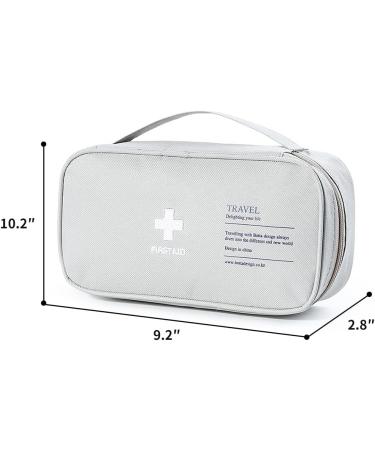 Buy Pill Manager Travel Bag Case - Large Navy Blue Organizer for Vitamins & Medications | Portable Weekly Storage for Kids & Adults - Buy Online on GoSupps.com