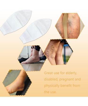Compression Stockings with Open Toe | Easy Applicator for Seniors Disabled & Pregnant Women | 2 Pack - Buy Online on GoSupps.com