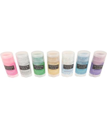 Buy 7 Bottles Holographic Body Glitter Sticks - Vibrant Colors & Chunky Sequins for Face Hair & Festival Makeup - International Shipping Available - Buy Online on GoSupps.com