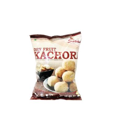 Saras Dryfruit Kachori - 200g (Pack of 5) | Crispy and Flavorful Indian Snack with a Nutty Twist | Namkeens