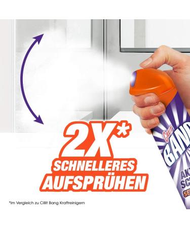 CILLIT BANG Active Foam Soap Scraps & Shine - Ultra Effective Foam Cleaner for Shower and Bathroom - Cleaning Without Wiping - 1 x 600 ml - Buy Online on GoSupps.com