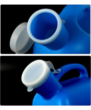 Urinals for Men- 2000 Ml Male Urinal with Lid Large Capacity Urine Cups for Incontinence Elderly Travel Driving Camping (Blue) Happy - Buy Online on GoSupps.com