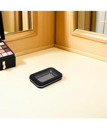 Palette de Maquillage Vide Portable avec Bo te Noire Mate Palette L vres Transparente DIY avec Plateau Magn tique Amovible Organiseur Cosm tique de Voyage pour L vres et - Buy Online on GoSupps.com