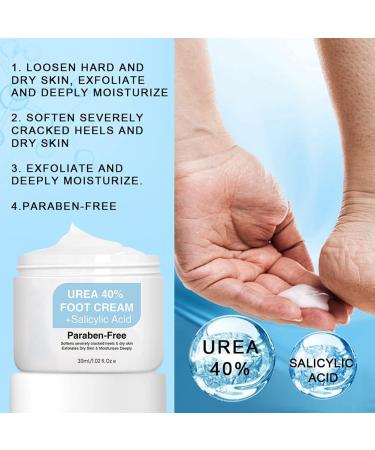 Mrinb Very Dry Foot Cream Dry Foot Cream with Urea 40% for Cracked Heels Exfoliation and Deep Hydration Foot Care 30 g - Buy Online on GoSupps.com