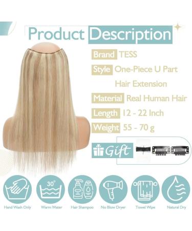 Hair Extensions Clip in Human Hair Clip in Hair Extension 1 Piece Hair Clip Extensions Real Hair Extensions Clip in Human Hair - Buy Online on GoSupps.com