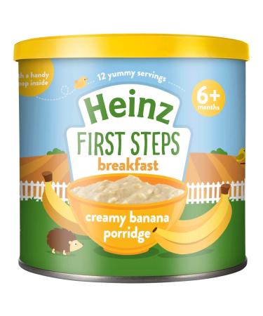 Heinz First Steps Breakfast Creamy Banana Porridge 6+ Months 240g