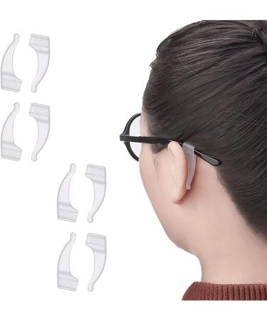 Comunj 20 Soft Silicone Anti-Slip Ear Pads for Glasses & Sunglasses - Transparent Holder for Ultimate Comfort - Buy Online on GoSupps.com