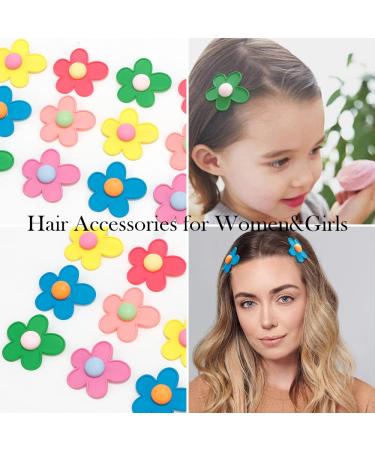 Ahoney 12Pcs Flowers Hair Clips for Women and Girls - Cute Alligator Clips and Barrettes Hair Pins in Multi-color Style - Hair Accessories for Kids - Buy Online on GoSupps.com