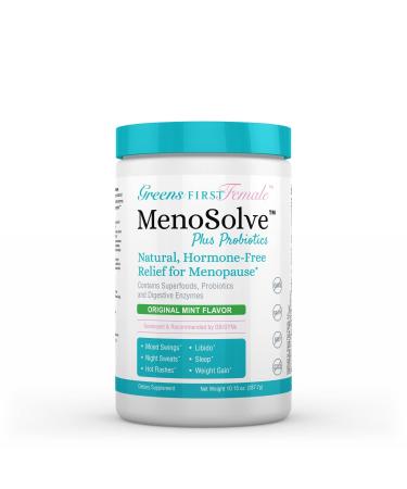 Greens First Female MenoSolve Plus Probiotics Natural Relief for Menopause 30 Servings 10.15 oz