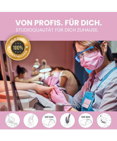 Jezz It! Premium UV Nail Polish - Neon Purple for Allergy Sufferers | Long-Lasting Gel UV & LED Compatible | Made in Germany - Buy Online on GoSupps.com