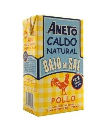 ANETO - Faible teneur en sel POULET 1L de bouillon. ANETO