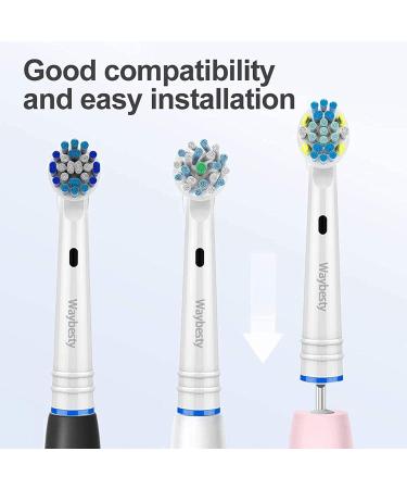 12 Pack of Compatible White Clean Replacement Toothbrush Heads for Oral-B Electric Toothbrushes - Fits Oral-B 7000/Pro 1000/9600/5000/3000/8000 - Buy Online on GoSupps.com