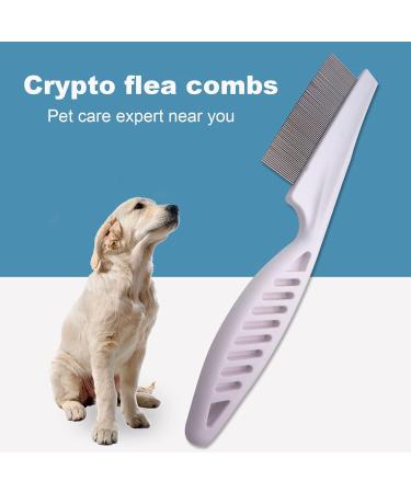 2 Pcs Flea Comb for Dogs Flea Comb for Cats Dog Flea Comb for Long and Short-haired Pets Flea Comb for Removing Tear Stains Fleas Dandruff Lice Tangled Hair Scabs and Mucus - Buy Online on GoSupps.com