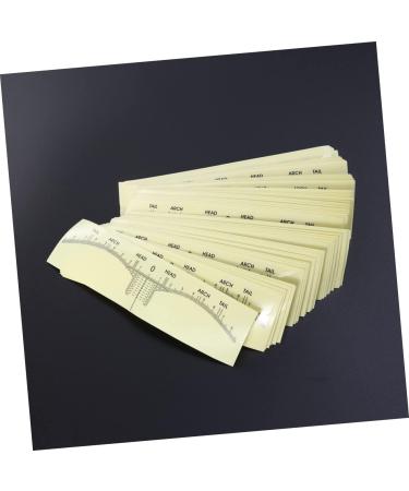 Hemoton 300 Pcs Eyebrow Ruler Brow Stickers Eye Brow Stencil Eyebrow Measuring Ruler Tools Disposable - Buy Online on GoSupps.com