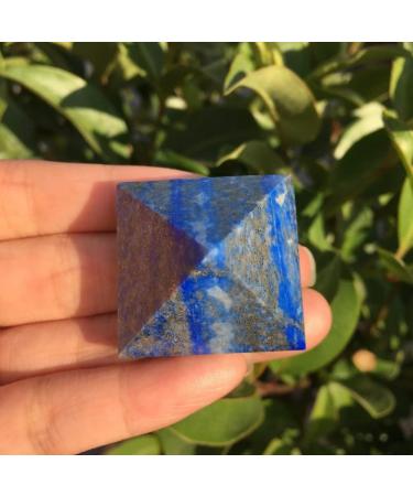 Natural Lapis Lazuli Quartz Crystal Pyramid Natural Stones and Minerals for Gift Suitable for Home Raw Stones and Minerals Stone Mineral Specimen - Buy Online on GoSupps.com