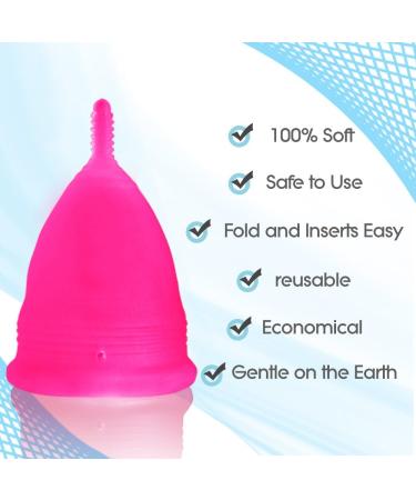Blossom Menstrual Cup | Eco-Friendly Reusable Silicone Period Cup | Say Goodbye to Tampons - Shop Now - Buy Online on GoSupps.com