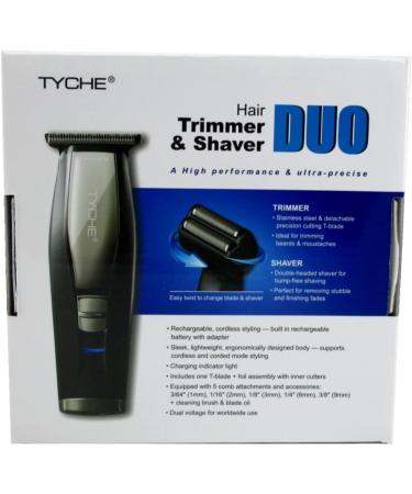 Tyche Hair Trimmer & Shaver Duo 2-in-1 | Precision Grooming for All | International Shipping - Buy Online on GoSupps.com