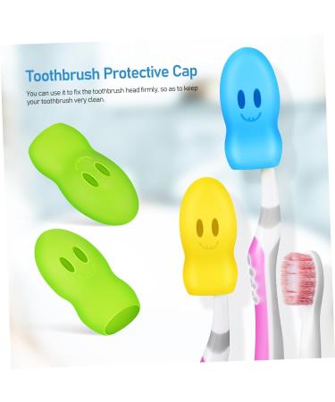 Beaupretty 12pcs Silicone Toothbrush Caps - Travel-Friendly Cartoon Designs for Bathroom Organization - Buy Online on GoSupps.com