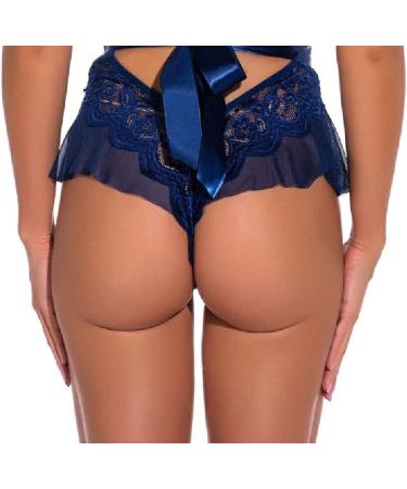 UIVHLW Deep V Floral Embroidery Lace Boudoir Nighty - Luxury Lingerie for International Shipping - Buy Online on GoSupps.com