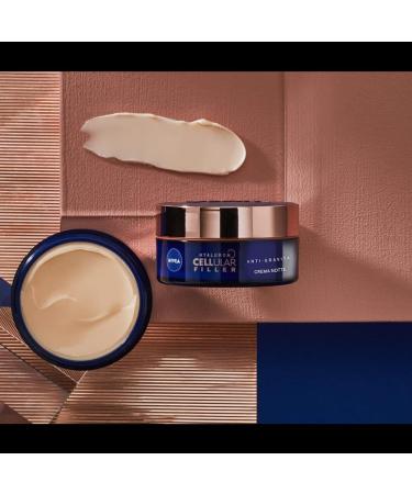 NIVEA CELLULAR EXPERT LIFT Multidimensional Anti-Aging Night Cream 50 ml Night Face Cream with Pure Bakuchiol and 2 Types of Hyaluronic Acid Anti-Wrinkle Night Cream - Buy Online on GoSupps.com