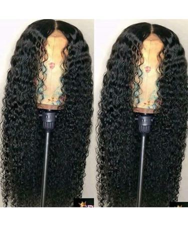20-Inch Curly Lace Front Wig - Real Brazilian Hair 130% Density Perfect for Black Women - Buy Online on GoSupps.com