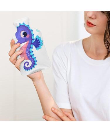 Buy Hippo Hot Water Bottle with Plush Cover - Ideal Bed Warmer for Adults & Kids | 26.5x15.3cm - Fast International Shipping - Buy Online on GoSupps.com