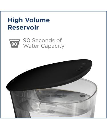Waterpik Ultra Professional Water Flosser - 7 Tips, 10 Settings, Dental Plaque Removal Tool - Black (WP-662UK) - 2pin UK Bathroom Plug - Buy Online on GoSupps.com