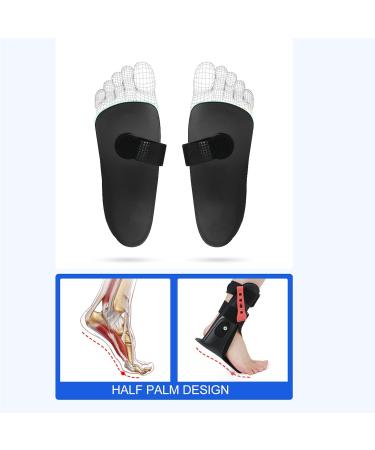 Foot Drop Brace Splint - Adjustable Orthotic Ankle Support for Hemiplegia & Stroke | Inflatable Gasbag Drop Foot Stabilizer (Right M - Buy Online on GoSupps.com