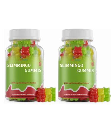 Slimmingo gummy bears - 60 fruit gum (for 1 month) - Keto slimming gummy bears with vitamin B12 B9 B6 & folic acid - keto rubber 2000 mg: 60 2x - Buy Online on GoSupps.com