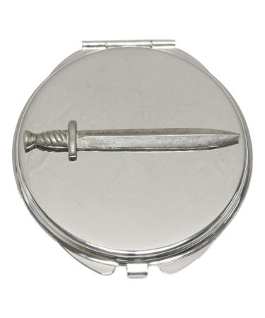Sword Compact Mirror Handbag Gift With Free Engraving 358