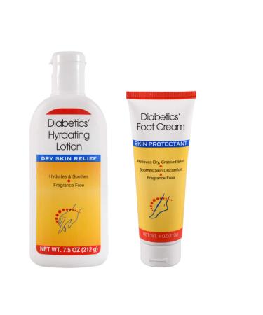 Diabetic Lotion for Feet and Hands Foot Cream for Diabetes Non Greasy Fragrance-Free Lotion