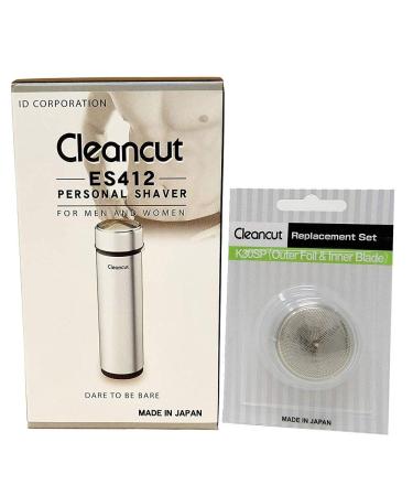 Cleancut Razierset-ES412 Personal Shaver & K30SP-designed and developed for personal shaving-no knotting or cutting-replacement film set - Buy Online on GoSupps.com
