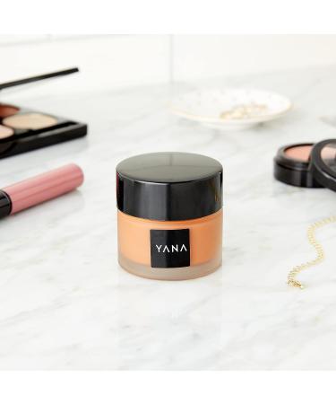 Yana Medium Dark Shade Matte Liquid Foundation 1.35 oz - Long-Wear Formula for Oily/Combination Skin - Suitable for Brown/Tanned Skin - Buy Online on GoSupps.com