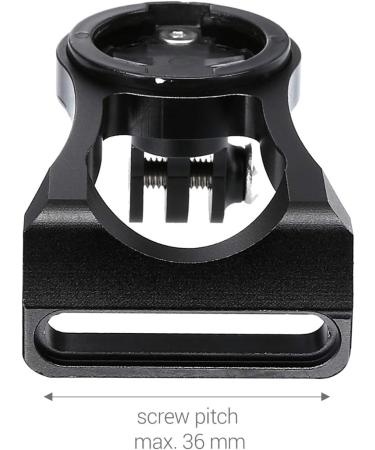 kwmobile Black Bicycle Mount for Garmin Edge Bryton Rider & CatEye - Handlebar Bike Computer Holder - Buy Online on GoSupps.com