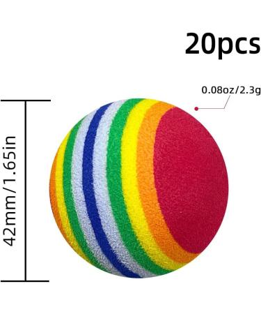Scott Edward Air Golf Practice Balls - 20pc Bright Multicolor Lightweight Sponge Balls for Indoor/Outdoor Training, Backyard Hitting Mat - Soft for Kids & Pets (Red) - Buy Online on GoSupps.com