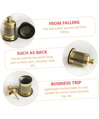 Beavorty 4 Series Moxibustion Box - Handled Mugwort Massage Tool for Moxa Therapy | Copper Device (8x5.7cm) - International Shipping Available - Buy Online on GoSupps.com